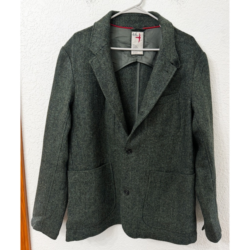 Relwen Mens Trap Wool Blazer/ Jacket - L